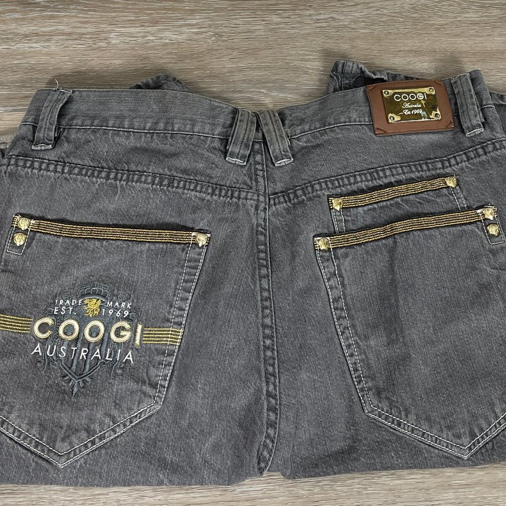 COOGI AUSTRALIA MEN'S DENIM JEAN SHORTS W40 L17